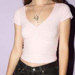 BRANDY MELVILLE light pink Gina top
